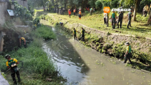 Pemkot Madiun dan TNI-Polri Gelar Kurve Bersihkan Sungai dan Pangkas Pohon Rawan Roboh