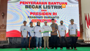 Ratusan Becak Listrik Dibagikan di Madiun, Diprioritaskan untuk Tukang Becak Lansia