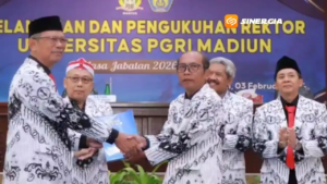 Supri Wahyudi Utomo Kembali Nahkodai Universitas PGRI Madiun Masa Jabatan 2026-2030.
