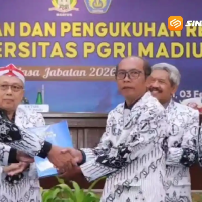 Supri Wahyudi Utomo Kembali Nahkodai Universitas PGRI Madiun Masa Jabatan 2026-2030.