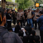 Polres Madiun Kota Lakukan Pengamanan Massa yang Merangsek ke Padepokan PSHT Pusat Madiun