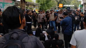 Polres Madiun Kota Lakukan Pengamanan Massa yang Merangsek ke Padepokan PSHT Pusat Madiun