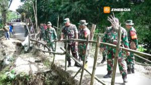 Danrem 081/DSJ Tinjau Rencana Pemasangan 3 Titik Jembatan Armco di Blitar