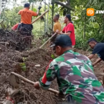 Hujan Deras Picu Longsor di Desa Suluk Madiun, Empat Titik Tutup Jalan Desa