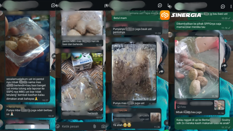 Diduga Basi, Menu Program MBG di TK Aisyiyah 10 Magetan Dikeluhkan Wali Murid