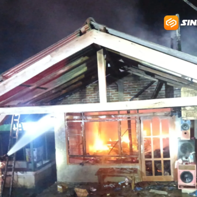 Rumah Warga di Mejayan Madiun Terbakar Saat Ditinggal Takziah, Kerugian Capai Ratusan Juta