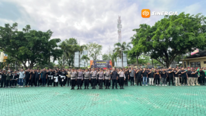 Ratusan Elemen Masyarakat Ikuti Apel Sabuk Kamtibmas Polres Magetan