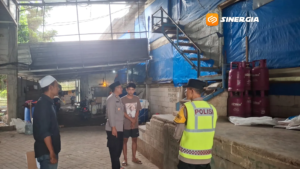 Polsek Karas Sidak Pelaku Usaha, Pastikan LPG Subsidi Tepat Sasaran