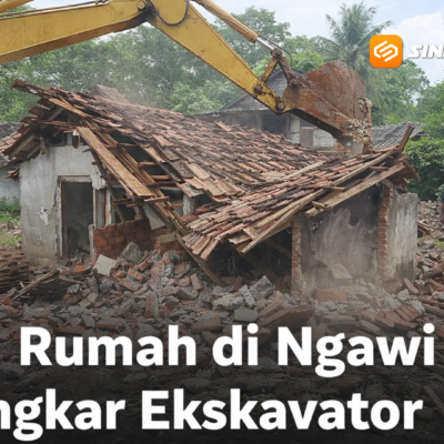 Viral Rumah Dibongkar Ekskavator di Ngawi, Ternyata Imbas Gagal Nikah