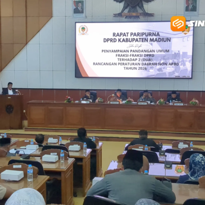DPRD Madiun Bahas Dua Raperda Non-APBD, 7 Fraksi Soroti Pengelolaan Aset hingga Kinerja Perumda Air Minum