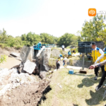 Wamen PU Tinjau Bendung Kedungrejo Jebol di Madiun, Penanganan Darurat Ditargetkan 2 Minggu