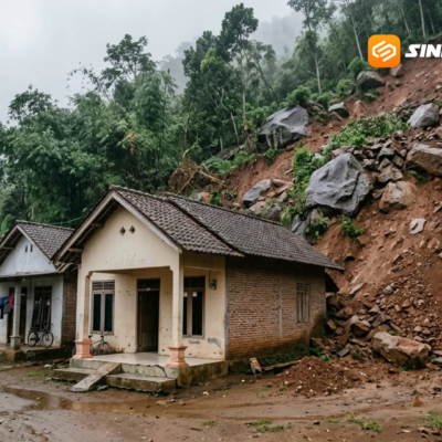 Ancaman Longsor Mengintai Ngebel, Tiga Rumah Masuk Zona Bahaya