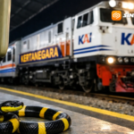Tak Terduga! Ular Cincin Emas Ada di Gerbong KA Kertanegara, Bagaimana Bisa Masuk?