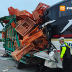 4 Kendaraan Terlibat Tabrakan Beruntun di KM 621 Tol Madiun Sejumlah Orang Terluka