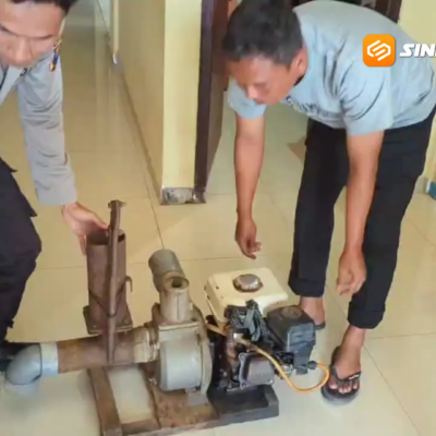 Pencuri Pompa Air Dibekuk Polisi Usai Dijebak COD, Sempat Diamuk Warga