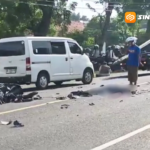 Adu Banteng Motor dan Mobil di Maospati, Satu Pemuda Tewas di Tempat