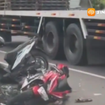 Tabrakan Dua Motor di Pertigaan Totog Maospati, Tiga Orang Luka-Luka 