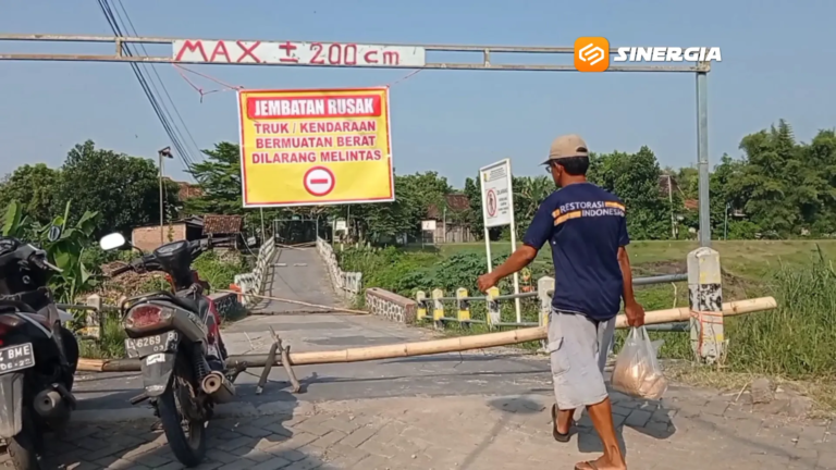 Jembatan Plumpung Madiun Ambles, Akses Alternatif menuju Ngawi Lumpuh