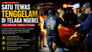 Tragis! Tabrak Pohon di Tepi Telaga Ngebel, Remaja Tewas Tenggelam, Diduga Pengendara Mabuk