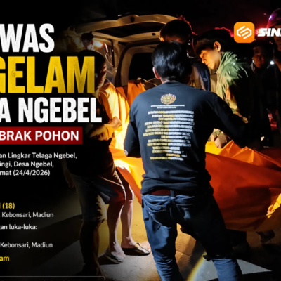 Tragis! Tabrak Pohon di Tepi Telaga Ngebel, Remaja Tewas Tenggelam, Diduga Pengendara Mabuk