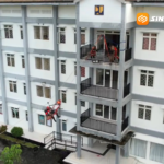 Evakuasi Dramatis di Rusunawa Madiun! Penyelamatan Korban dari Gedung Tinggi