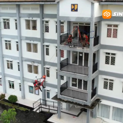 Evakuasi Dramatis di Rusunawa Madiun! Penyelamatan Korban dari Gedung Tinggi