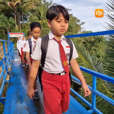 Jembatan Merah Putih Presisi Rampung, Akses Warga Kembali Normal