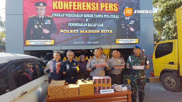 Truk Mautan Rokok Ilegal Dibongkar di Tol Madiun, 3,1 Juta Batang Rokok Diamankan