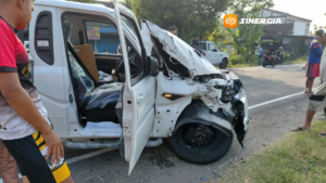 Tabrakan Beruntun Pick Up KDMP dan 2 truk di Jalur Ngawi–Karangjati