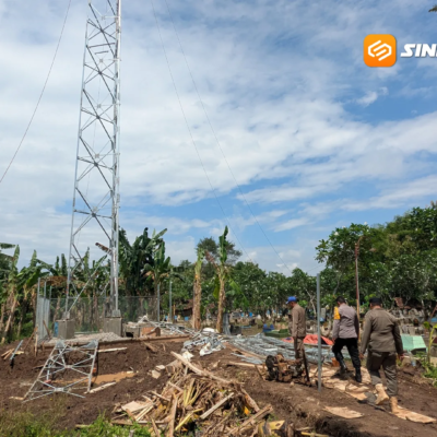 Bandel ! Proyek Tower Ilegal di Madiun Tetap Ngebut, Satpol PP Ancam Segel Pekan Depan