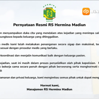 Tragedi Anak 7 Tahun di RS Hermina Madiun, Ini Pernyataan Resmi Pihak Rumah Sakit