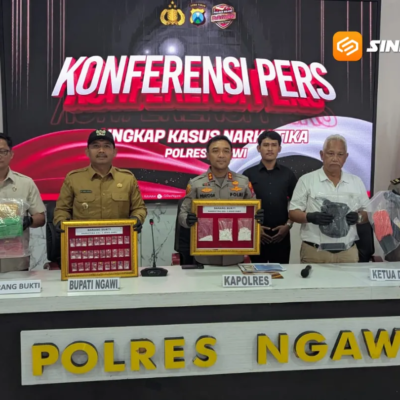 Pasangan Kekasih di Ngawi Ditangkap, Edarkan Sabu dengan Metode Ranjau
