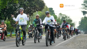 IRCC KAI Daop 7 Madiun Ramaikan Harlah IPARI, Gowes Bersama Forkopimda Jadi Magnet Warga