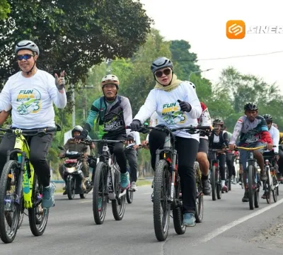 IRCC KAI Daop 7 Madiun Ramaikan Harlah IPARI, Gowes Bersama Forkopimda Jadi Magnet Warga