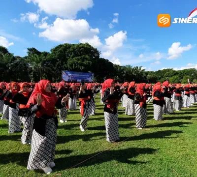 Hardiknas 2026 Magetan, Ribuan Guru dan Pelajar Tampilkan Tari Lenggang Mageti dan Langen Beksan