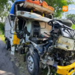 Tabrakan Beruntun di Magetan Libatkan Dua Truk dan Sepeda Motor