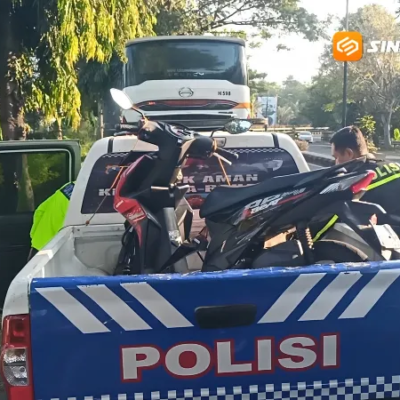 Pemotor Tewas Usai Tertabrak Bus Harapan Jaya di Jalur Ring Road Kota Madiun