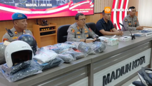 Polres Madiun Kota Ungkap 3 Kasus Curanmor, 4 Tersangka Residivis Dibekuk