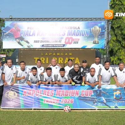 Sparta Pena Pesta Gol atas PKDI, Langsung Puncaki Grup D Kapolres Madiun Cup U-40 2026