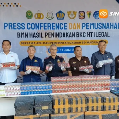 Bea Cukai Madiun Musnahkan 4,6 Juta Batang Rokok Ilegal, Selamatkan Potensi Kerugian Negara Rp4,27 Miliar