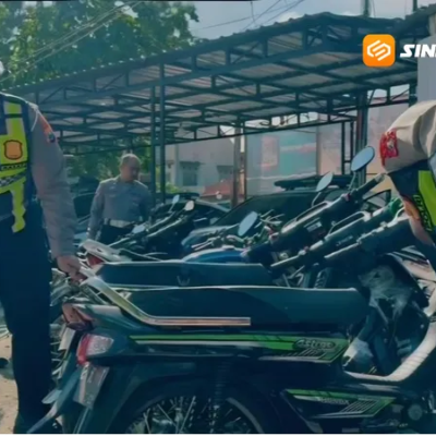 Razia Balap Liar Saat Libur Sekolah, Satlantas Polres Ponorogo Sita 250 Kendaraan