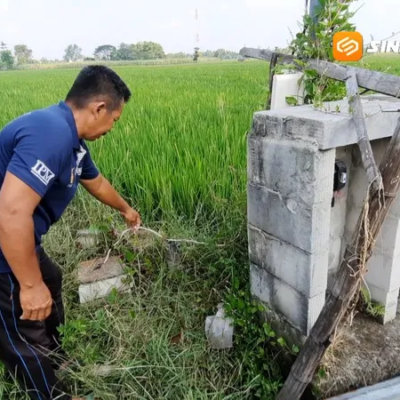 Tujuh Pompa Air Sawah Raib Digondol Maling, Petani Terancam Gagal Atur Irigasi Saat Kemarau