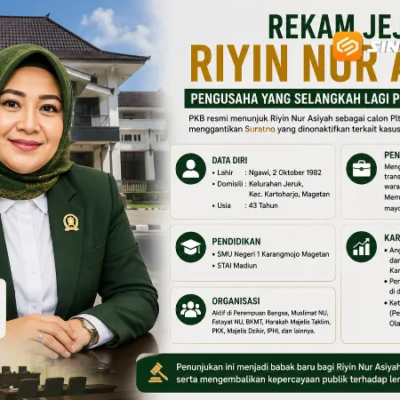 Rekam Jejak Riyin Nur Asiyah, Pengusaha yang Kini Selangkah Lagi Pimpin DPRD Magetan