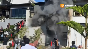 Diduga Korsleting Listrik, Gudang Hotel Kintamani Sarangan Terbakar Saat Musim Liburan