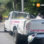 Pick Up Koperasi Desa Merah Putih Tabrak Pembatas Jembatan di Ngawi