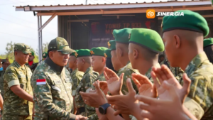 Menhan Sjafrie Kunjungi Yonif TP 933/Macan Wilis, Tekankan Pencegahan Pelanggaran Prajurit