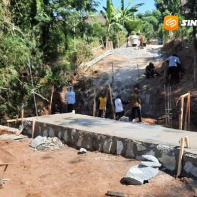 Jembatan Garuda Penghubung Ponorogo-Trenggalek Mulai Dibangun