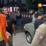 Diduga Bawa Golok Curian, Pria ODGJ Mengamuk di Jalan Batoro Katong Ponorogo