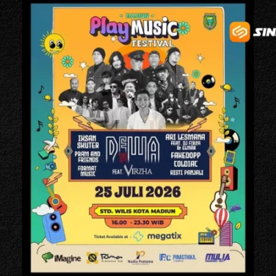 Play Musik Festival 2026 Hadir di Kota Madiun, Dewa 19 feat Virzha Jadi Magnet, Targetkan 17 Ribu Penonton