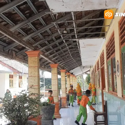 Enam Ruang Kelas SDN Truneng Magetan Rusak, Sekolah Khawatir Ancam Keselamatan Siswa